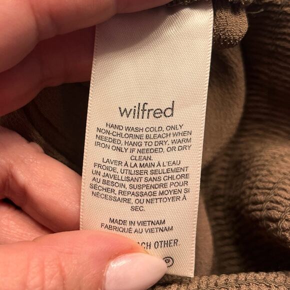 Aritzia Wilfred Olive Green Chianti Jumpsuit XXS - Picture 9 of 12